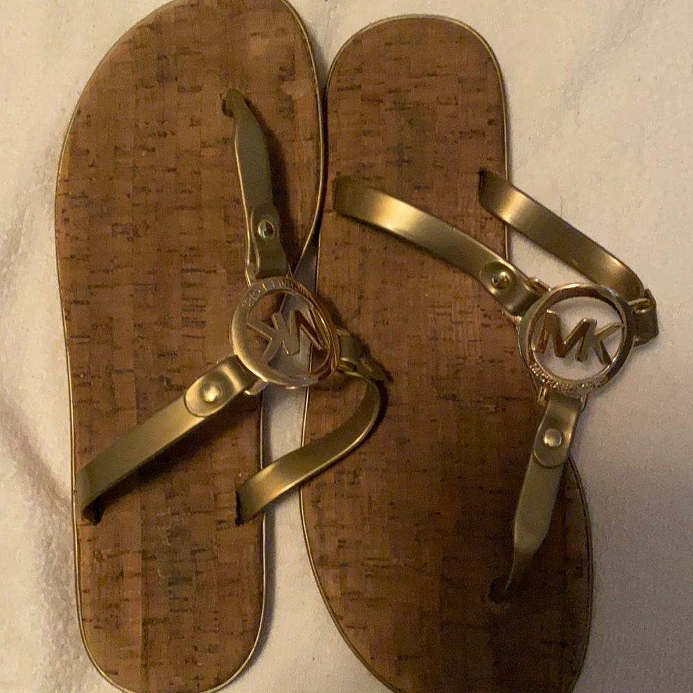 Micheal Kors cork sandals
